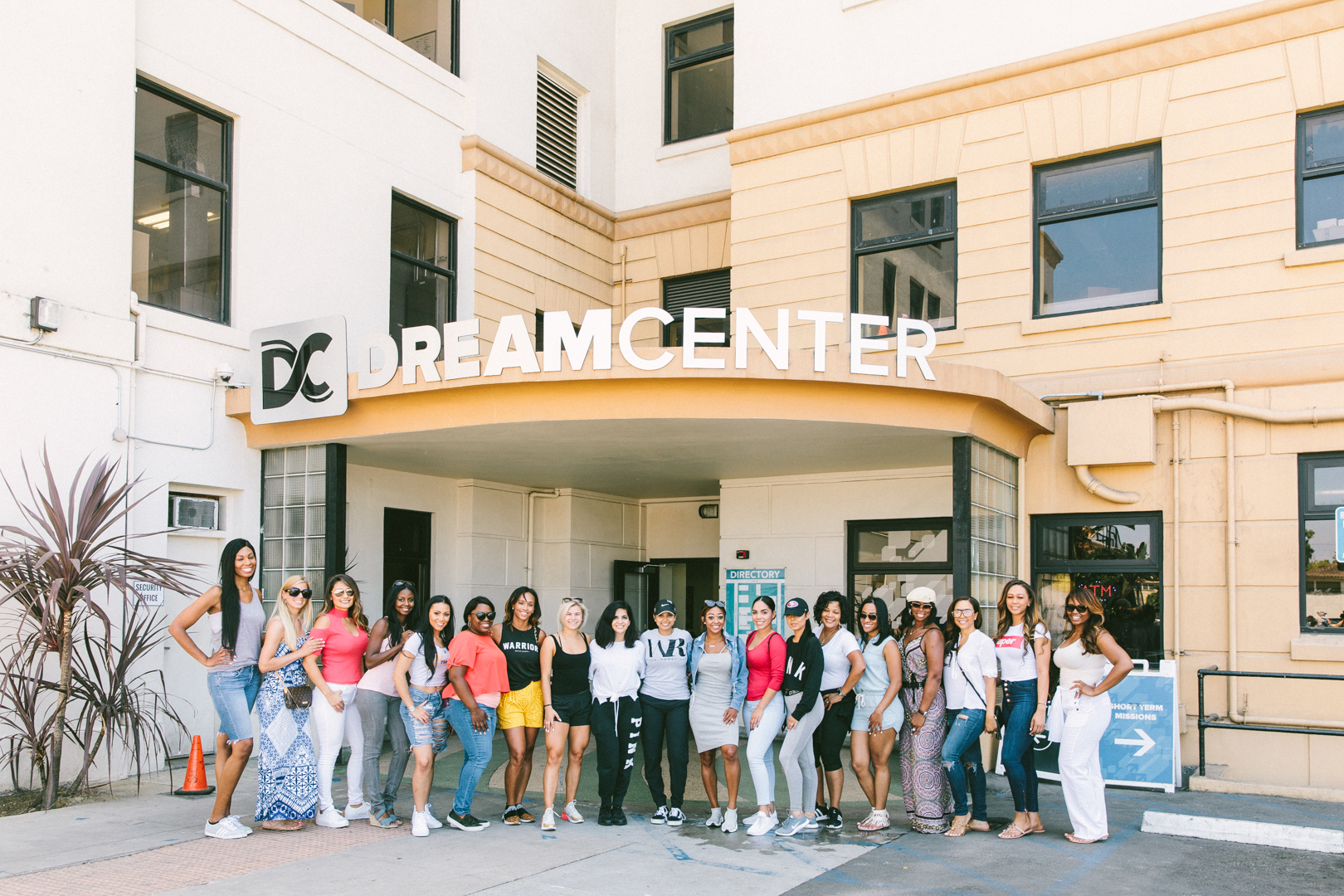 WAGS Redefined members gathered outside the Dream Center in Los Angeles